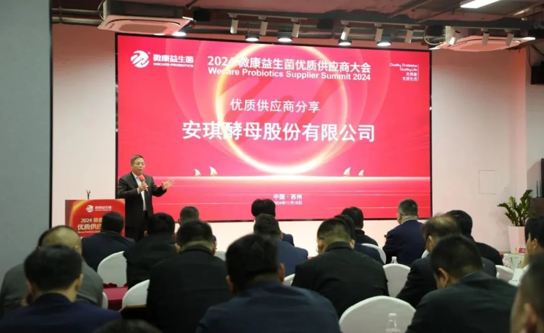 安琪公司领导吴朝晖在致辞