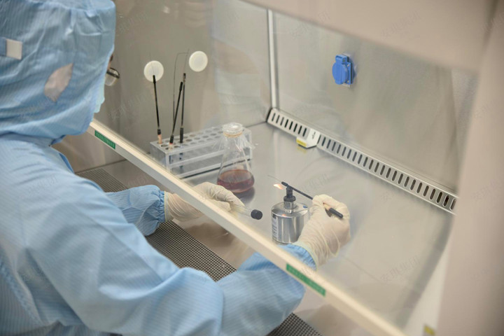 研发人员借助菌种资源开发技术平台开展实验