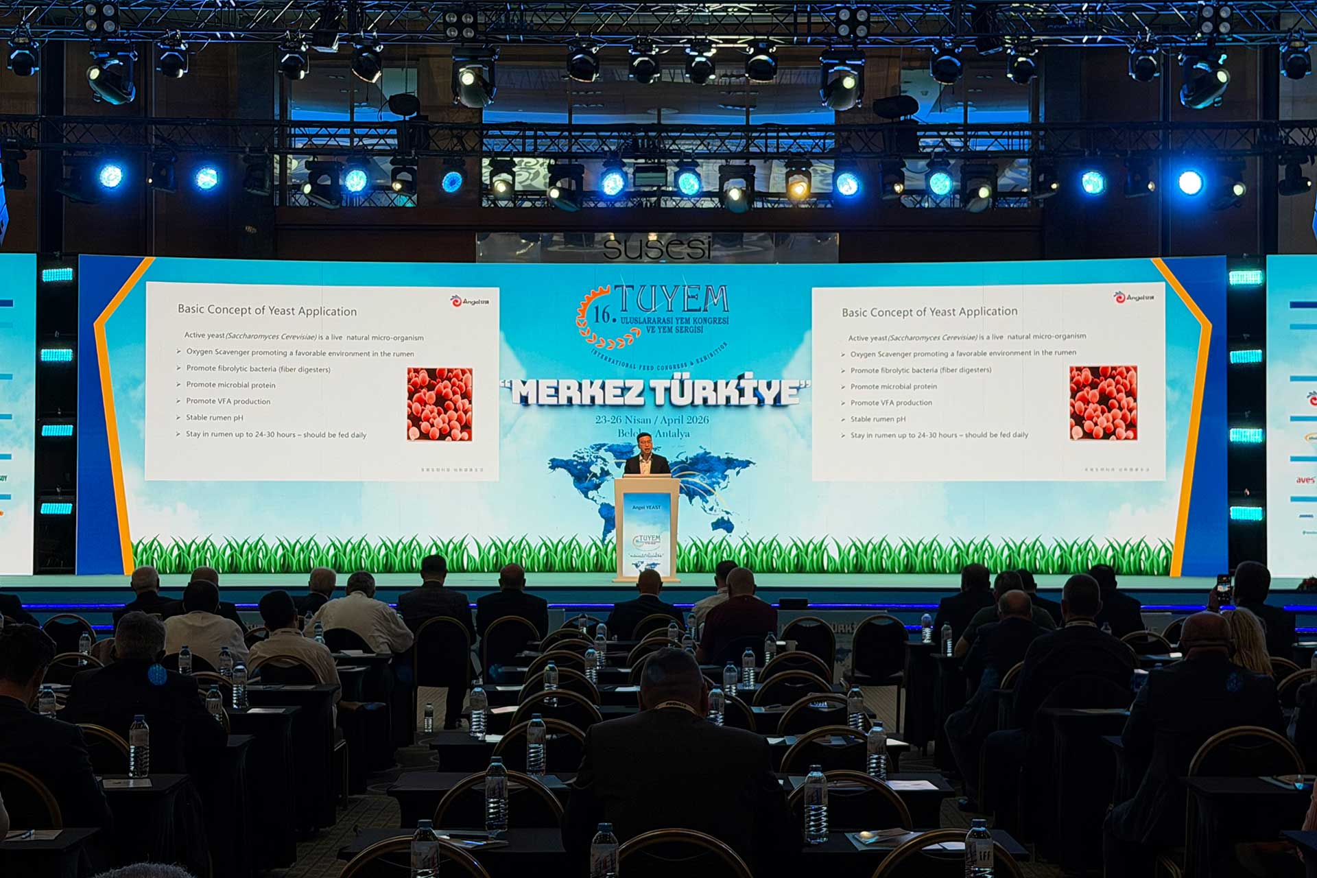 Angel Yeast Shines as Platinum Sponsor at the 16th International Feed Congress and Exhibition in Turkey Angel Yeast Shines as Platinum Sponsor at the 16th International Feed Congress and Exhibition in Turkey