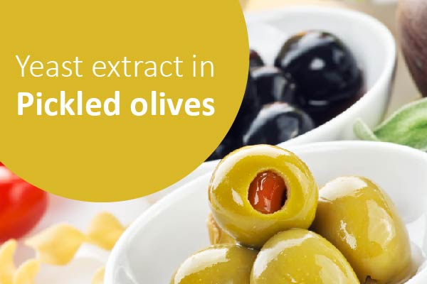 How to improve taste of pickled olives with yeast extract