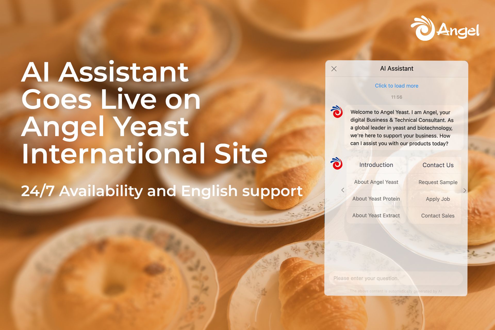 AI Assistant Goes Live on Angel Yeast International Site