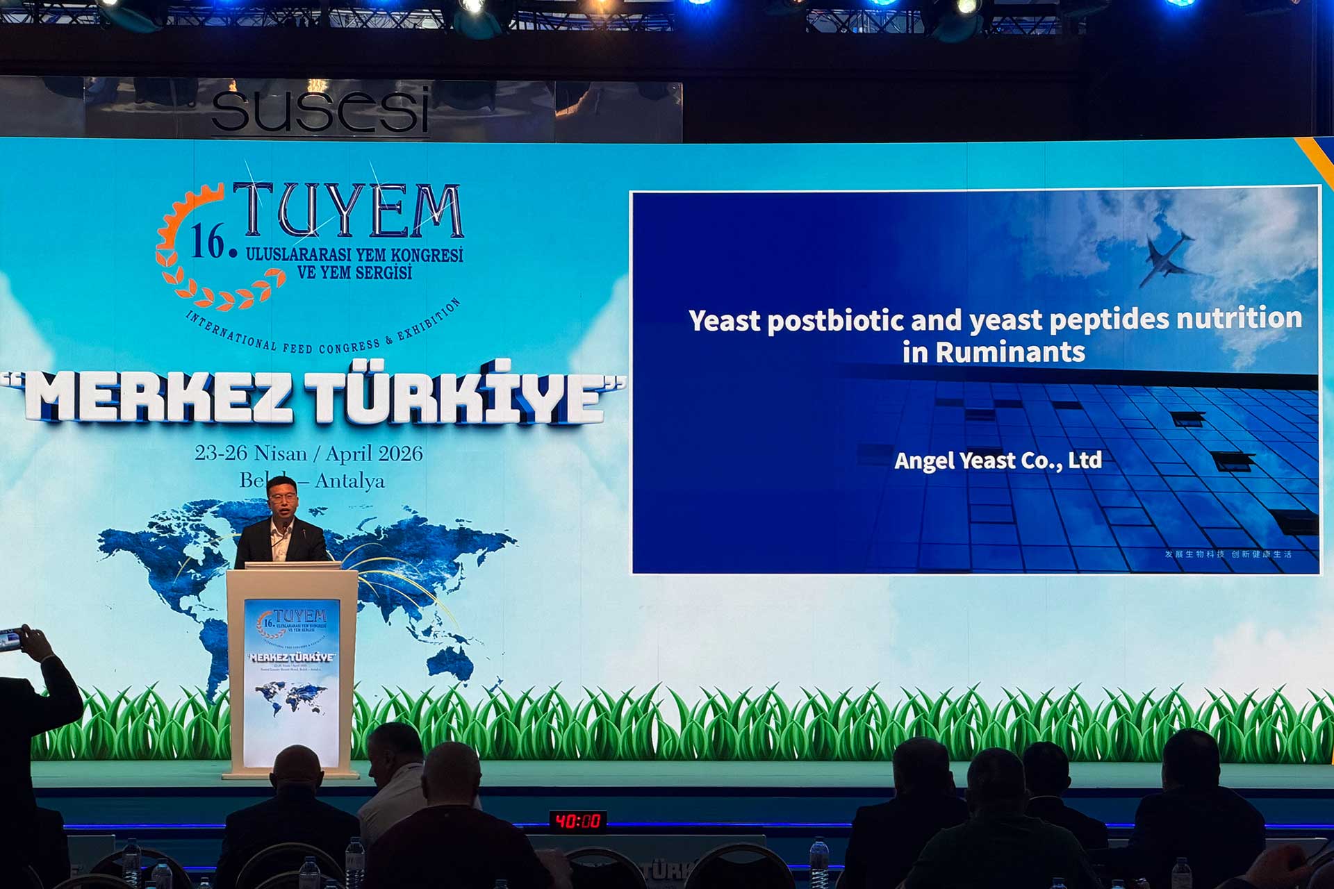 Angel Yeast Shines as Platinum Sponsor at the 16th International Feed Congress and Exhibition in Turkey Angel Yeast Shines as Platinum Sponsor at the 16th International Feed Congress and Exhibition in Turkey
