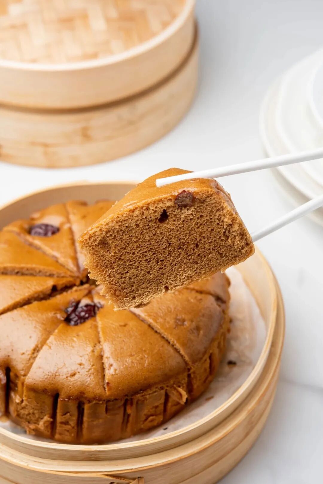 红糖红枣发糕的制作 红糖红枣发糕的制作