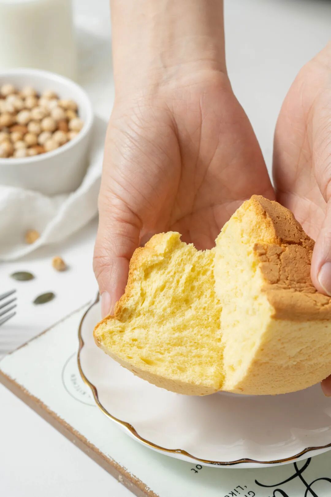 蛋糕在烘烤中下陷