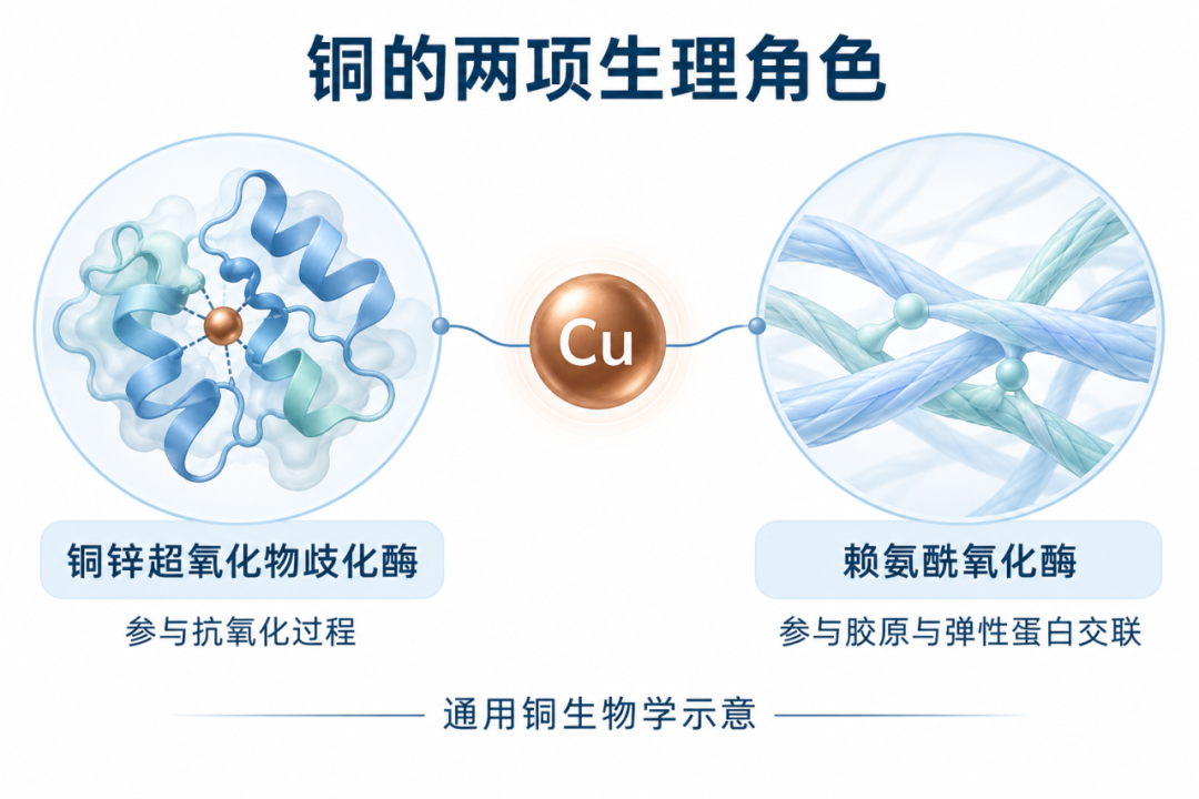 铜的通用生理背景示意 铜的通用生理背景示意