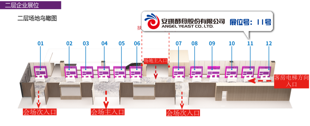 安琪展位号：11号
