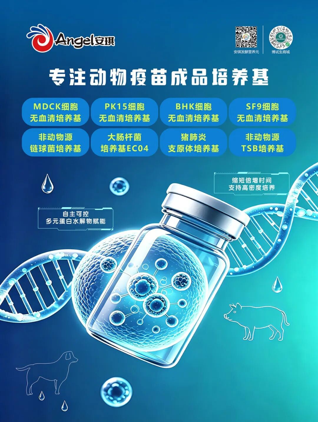 动物疫苗无血清培养基 动物疫苗无血清培养基